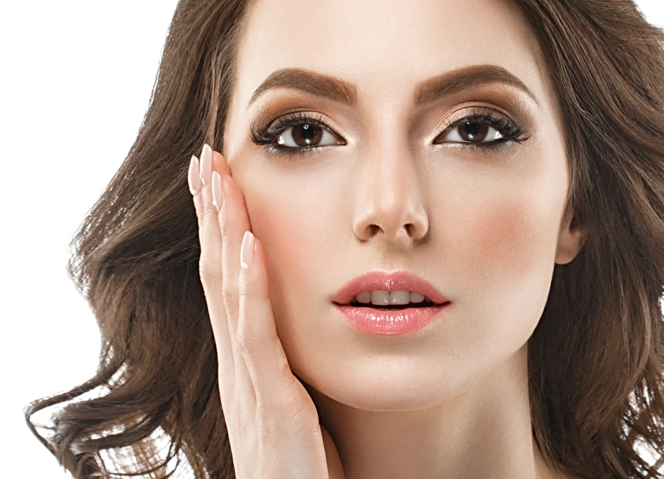 Clinical visualization of periorbital and perioral harmonic proportions following Combined eye and lip lift surgery dubai.