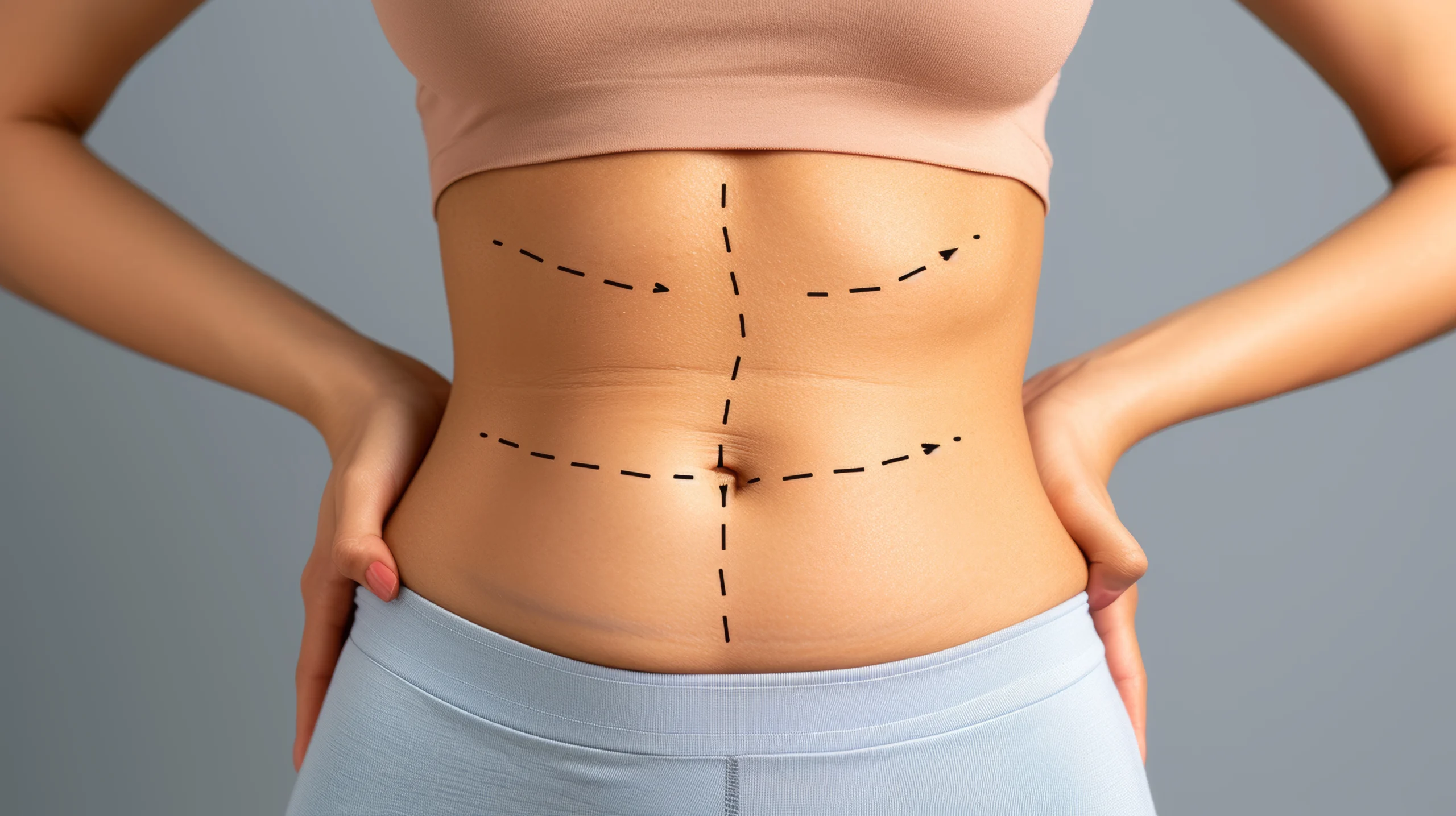 Clinical markings for anatomical symmetry and cutaneous excision to achieve Natural-Looking Results After Abdominoplasty Dubai.