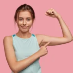 Patient demonstrating brachial ptosis for evaluation by the Best Arm Lift Surgeons in Dubai.