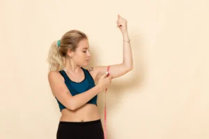 Clinical evaluation of brachial adipose tissue and skin laxity for Arm Lift in Dubai.
