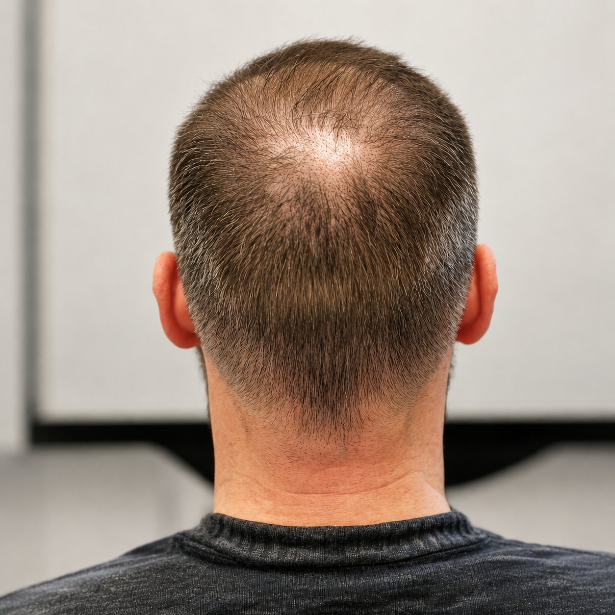 After hair transplant FUE results at Cocoona Dubai