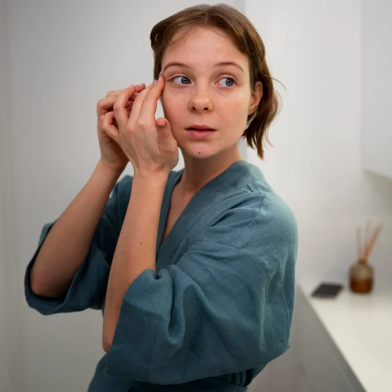 medium-shot-woman-massaging-face-home